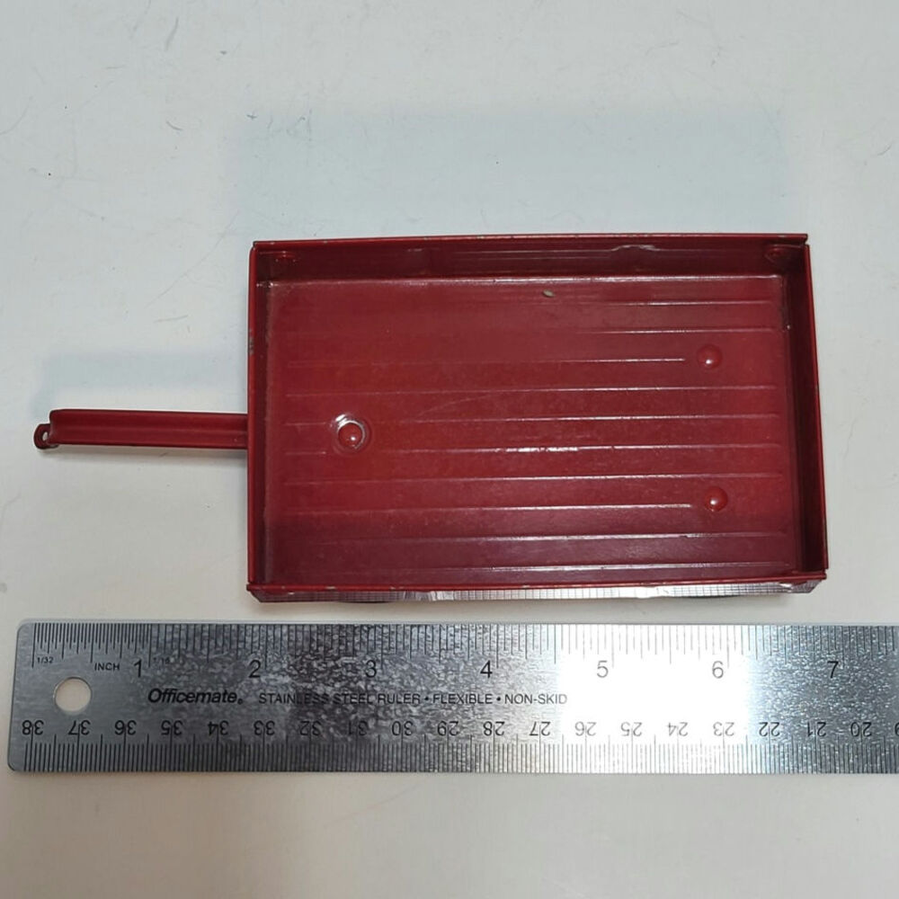 Vintage Ertl Red Metal Trailer Toy 74-7650 Made in USA Dyersville Iowa - Picture 6 of 7